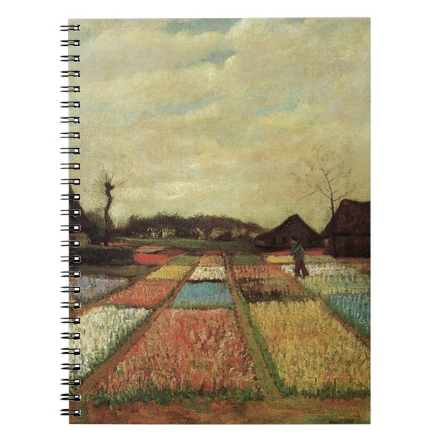 Cuaderno Bulb Fields por Vincent van Gogh. (Frente)