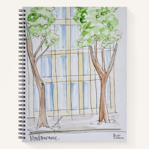 Cuaderno Bulevar Montparnasse París, Francia