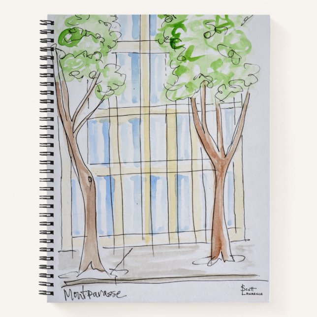 Cuaderno Bulevar Montparnasse | París, Francia (Anverso)