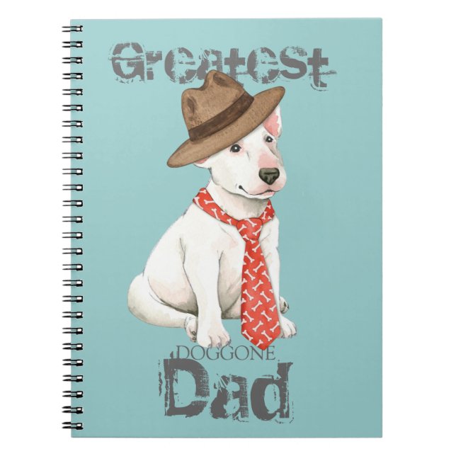 Cuaderno Bull Terrier Dad (Frente)