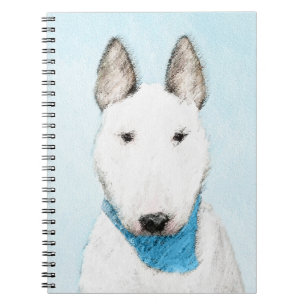 Cuaderno Bull Terrier Painting - Cute Original Dog Art