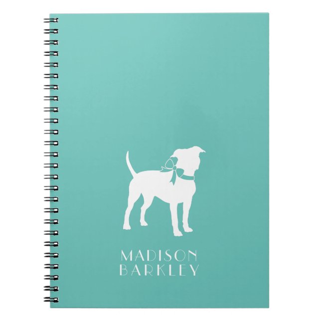 Cuaderno Bulldog americano Staffordshire Pit Puppy (Frente)