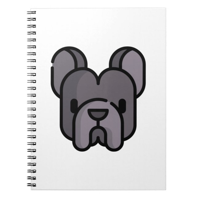 Cuaderno Bulldog francés (Frente)