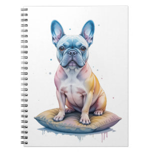 Cuaderno Bulldog Francés Colorido y Artístico