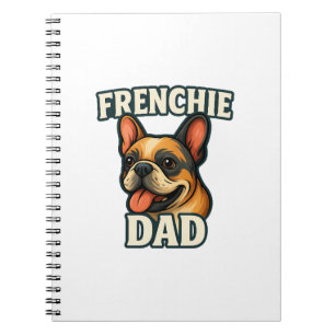 Cuaderno Bulldog Francés con PADRE FRANCÉS Texto para amant