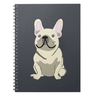 Cuaderno Bulldog Francés Crema