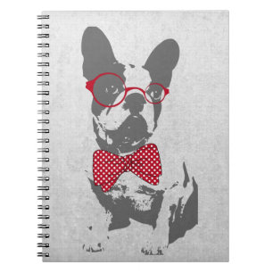 Cuaderno Bulldog francés divertido