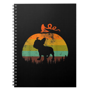 Cuaderno Bulldog francés divertido Regalo de calabaza Hal