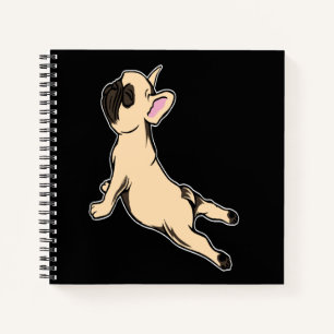 Cuaderno Bulldog francés  Frenchie Agradable Yoga Cute Dog 