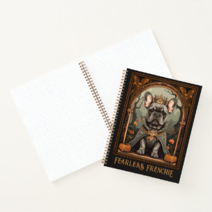 Cuaderno Bulldog Francés Intrépido de Halloween