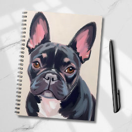 Cuaderno Bulldog Francés | Pintura de Mascota Perro