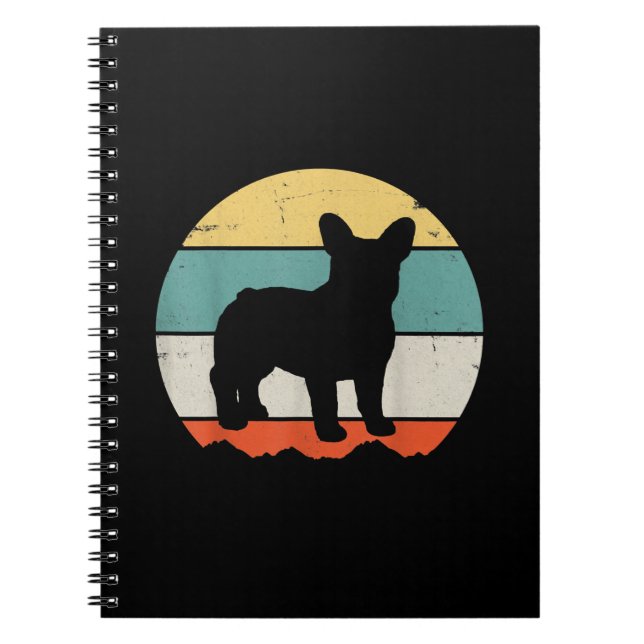 Cuaderno bulldog francés | regalo niñas niños bulldog franc (Frente)