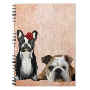 Cuaderno Bulldog francés y Bulldog inglés