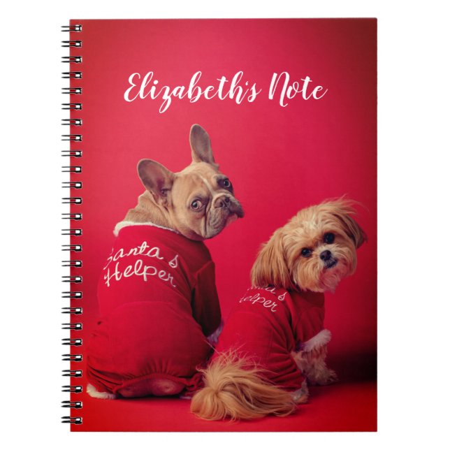 Cuaderno Bulldog Francés Y Shih Tzu Personalizados (Frente)