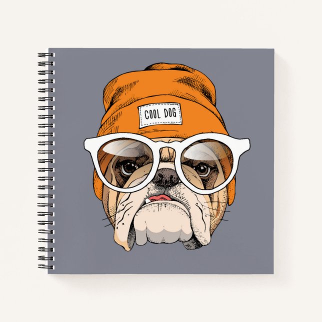 Cuaderno Bulldog Guay Hipster (Anverso)