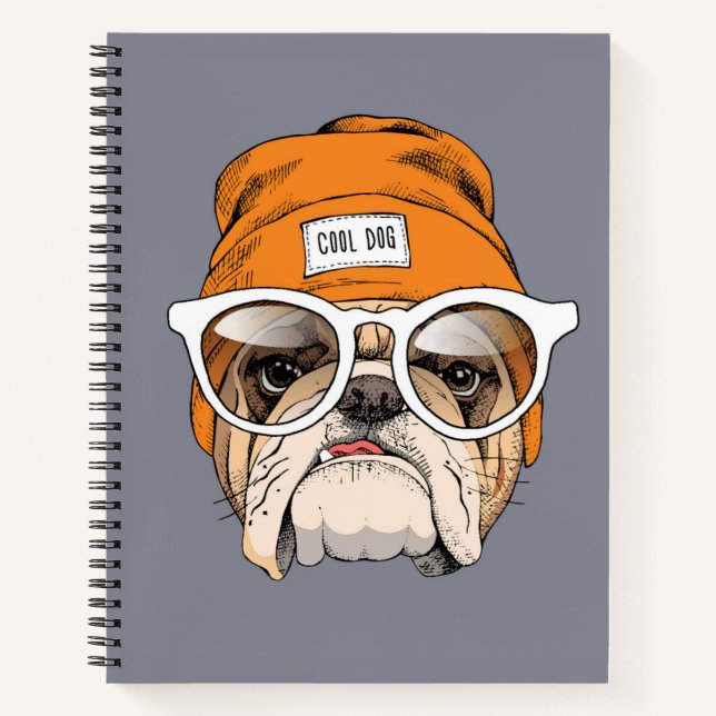 Cuaderno Bulldog Guay Hipster (Anverso)