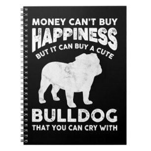 Cuaderno Bulldog inglés Perro Lover Funny Bulldog Lover Mon