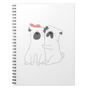 Cuaderno Bulldog lindo   Regalo de Perro Perro Coincidiendo
