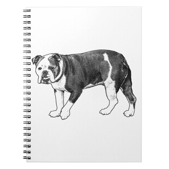 Cuaderno Bulldog Muse, Manga Dot Journal (Frente)