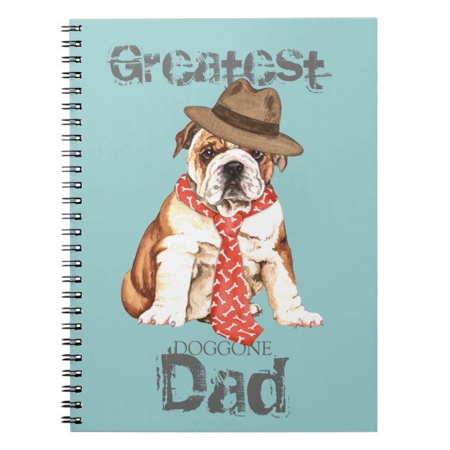 Cuaderno Bulldog Papá (Frente)