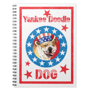 Cuaderno Bulldog patriótico