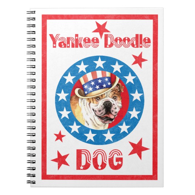 Cuaderno Bulldog patriótico (Frente)