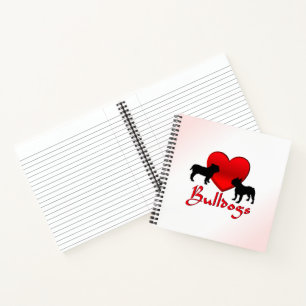 Cuaderno Bulldoges cardíacos