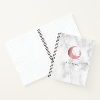 Cuaderno Bullet Journal Rose Gold Moon
