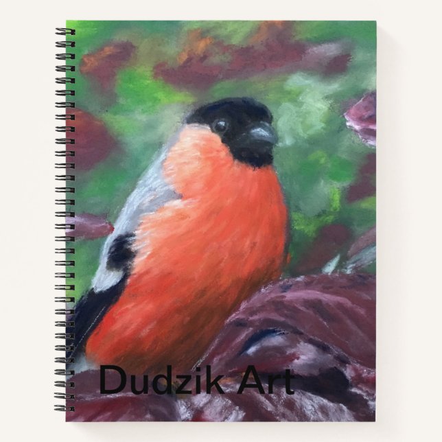 Cuaderno Bullfinch Wild Bird Cosmetic Bag Pouch (Anverso)