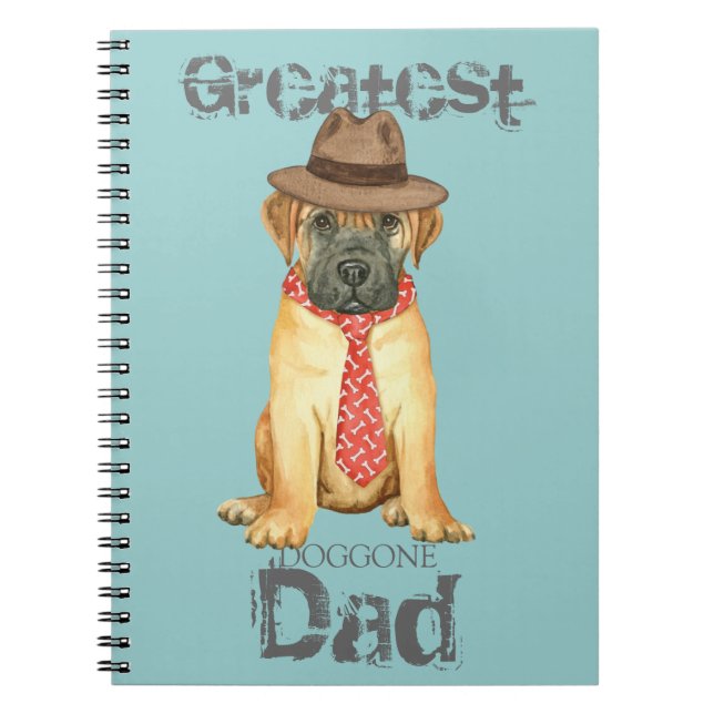 Cuaderno Bullmastiff Dad (Frente)