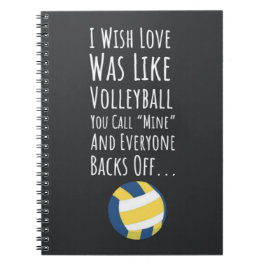 Cuaderno Bulto de regalos del equipo de voleibol