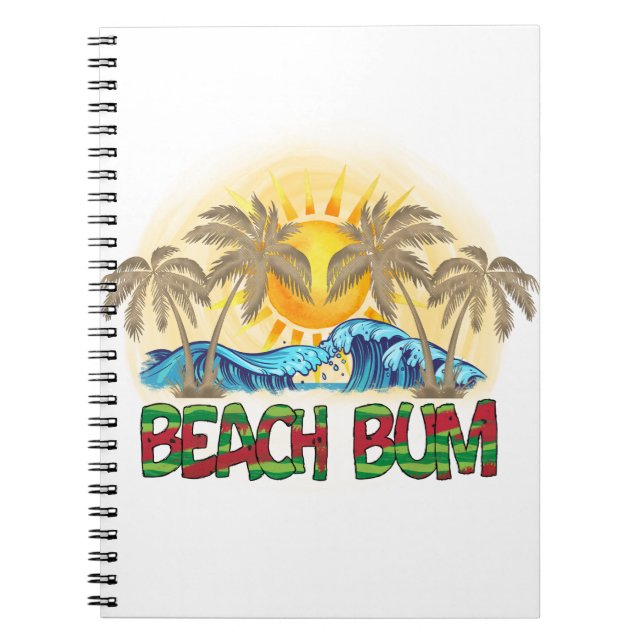 Cuaderno Bum de playa | Olas oceánicas | Tropical (Frente)