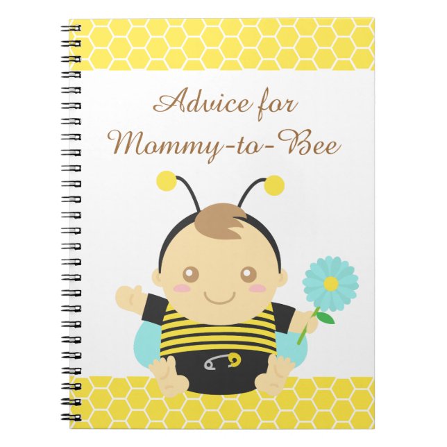 Cuaderno Bumble Bee Baby, Para futura mamá (Frente)