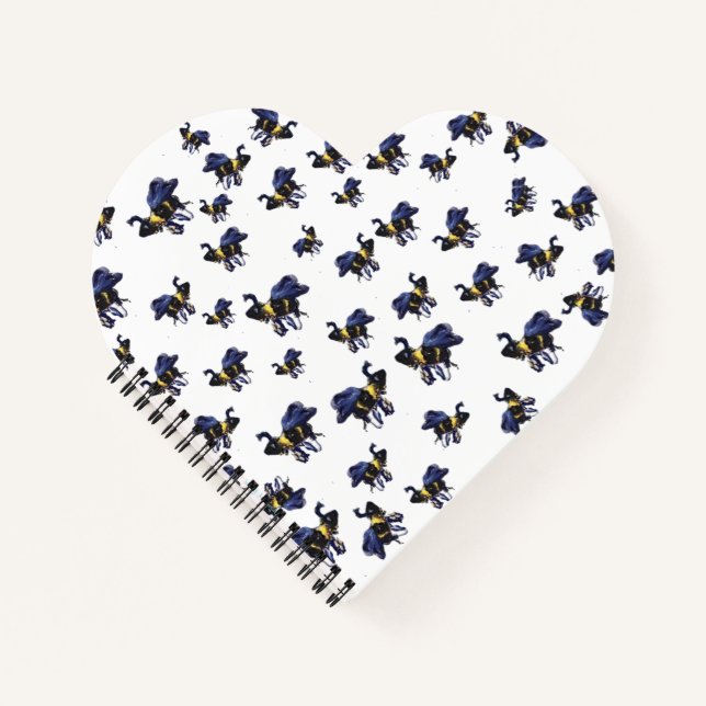 Cuaderno Bumble Bee Maureen Girard Wings Buzz Spring (Anverso)
