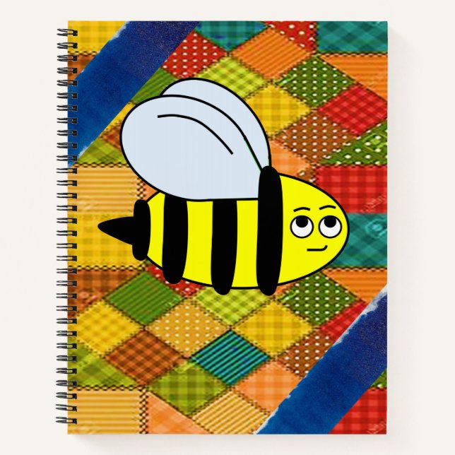 Cuaderno Bumblebee de bloc de notas en espiral (Anverso)