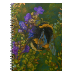Cuaderno Bumblebee entre los morados