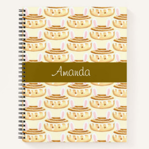 Cuaderno Bun de Cinnamon de postre dulce conejo