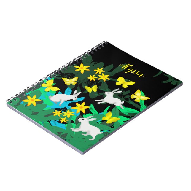 Cuaderno Bunnias y mariposas (Lado Izquierdo)