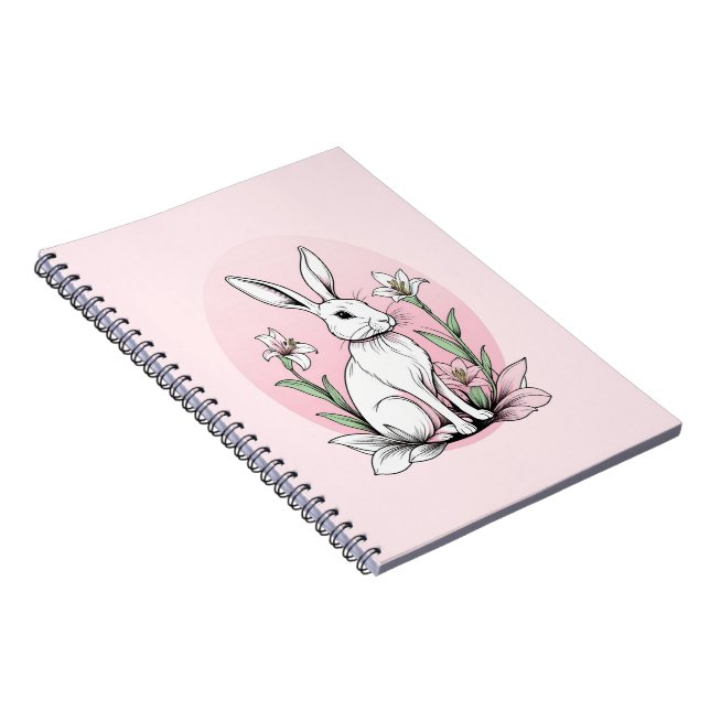 Cuaderno Bunny and Lilies (Lado Derecho)