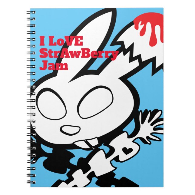 Cuaderno Bunny Aves Strawberry Jam (Frente)