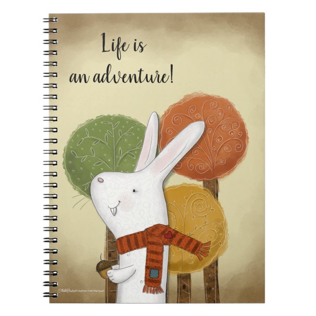 Cuaderno Bunny de Woodland con Acorn (Frente)