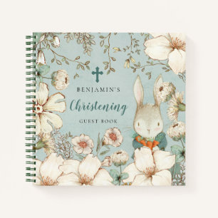 Cuaderno Bunny Foliage Christening Alternate Book
