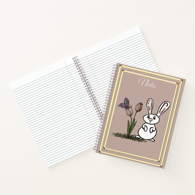Cuaderno Bunny & Tulips Notebook (Interior)