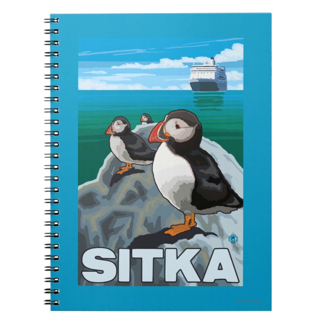 Cuaderno Buque de ataúdes y cruceros - Sitka, Alaska (Frente)