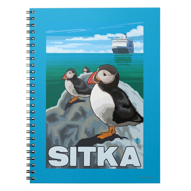 Cuaderno Buque de ataúdes y cruceros - Sitka, Alaska (Frente)