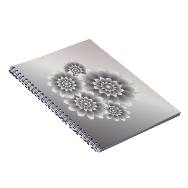 Cuaderno Buque de pétalos de plata (Lado Derecho)