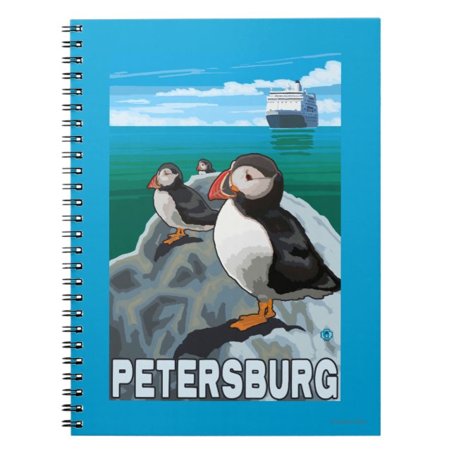 Cuaderno Buques de ultramar y cruceros - Petersburgo, Alask (Frente)