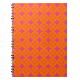 Cuaderno Buques rosa y naranja