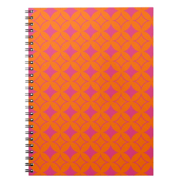 Cuaderno Buques rosa y naranja (Frente)
