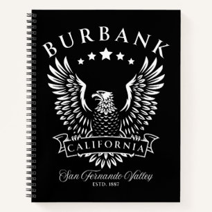 Cuaderno Burbank Valle de San Fernando California Vintage